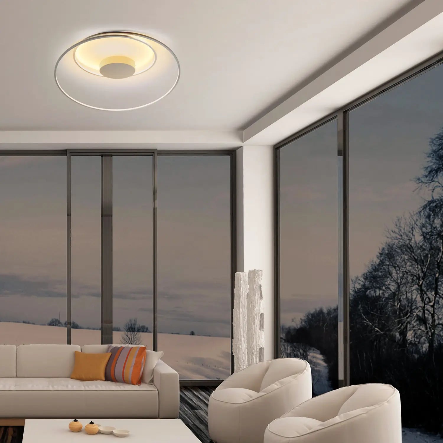 B-Ware Bopp Deckenleuchte Deckenlampe Leuchte Lampe Led Aluminium 70cm - 4011895431745