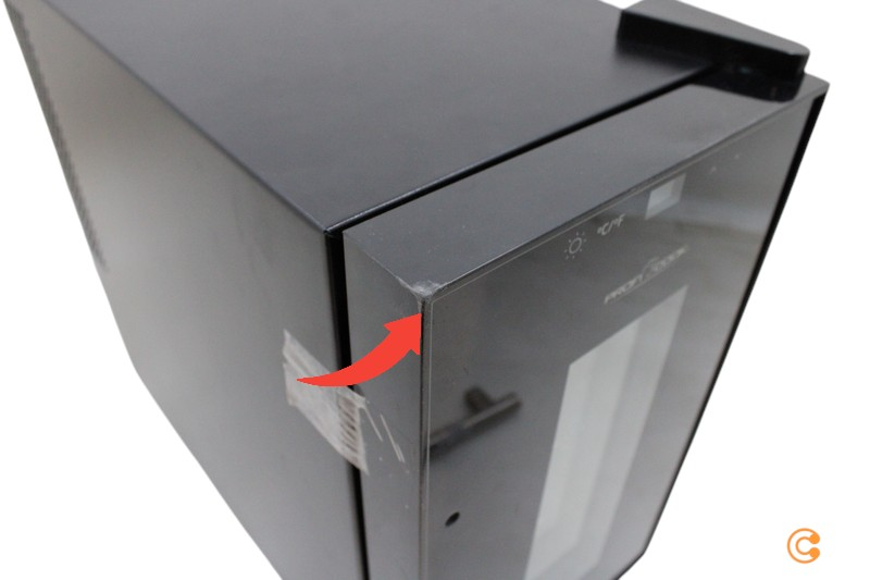 B-Ware Profi Cook PC-WK 1232 Glaskühlschrank Standgerät Schwarz SIEHE TEXT/FOTO