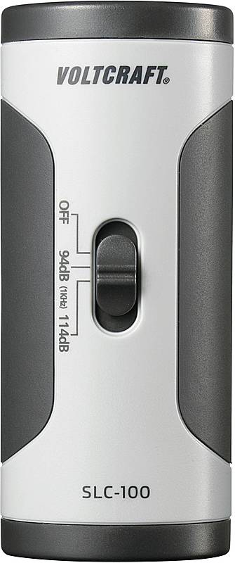 B-Ware Voltcraft Slc 100 Schallpegel Kalibrator Kalibrator Testgeräte Prüfgeräte Grau