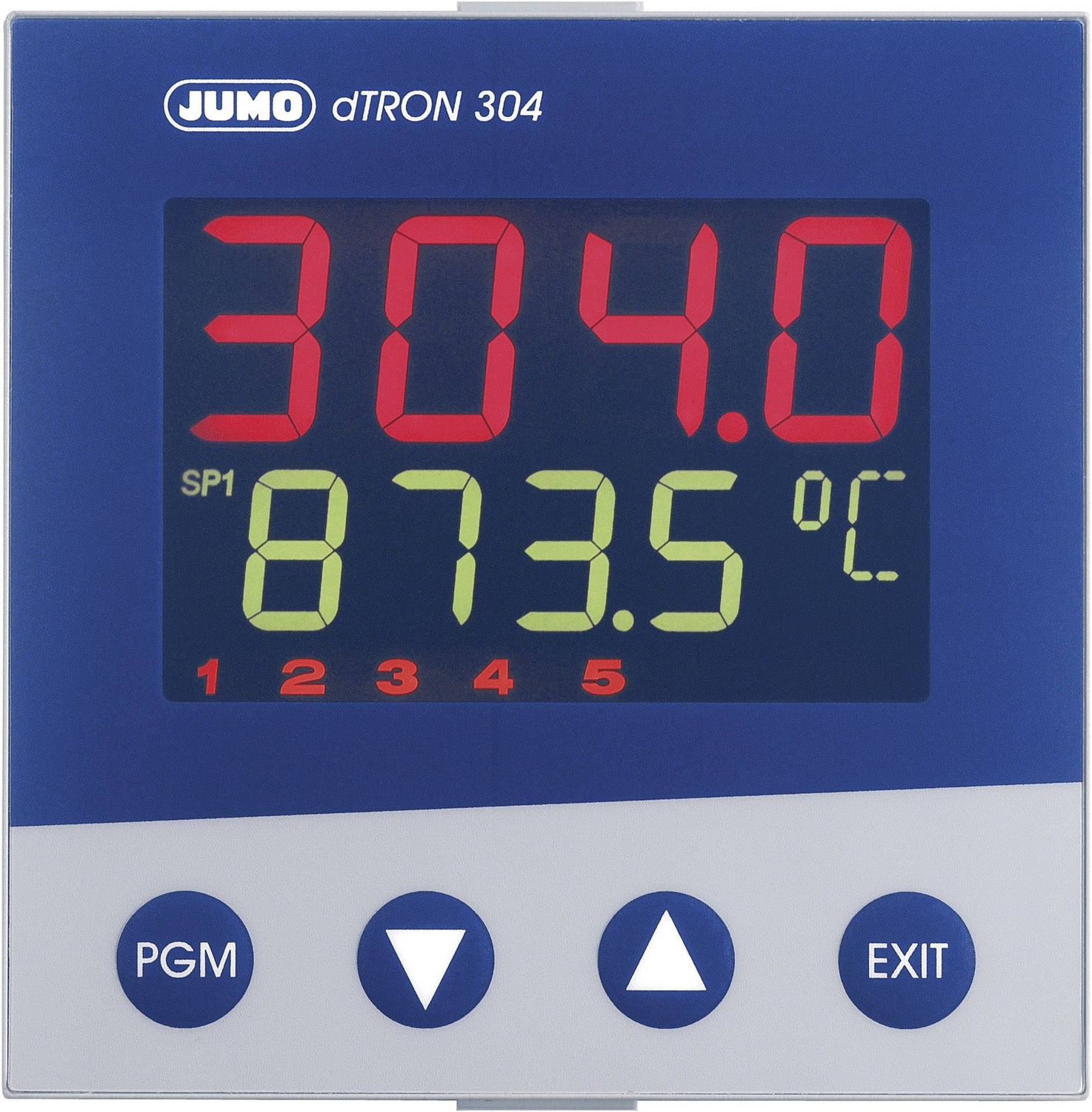 Jumo dTRON 304 PID Temperaturregler Kompaktregler mit Programmfunktion  Regler