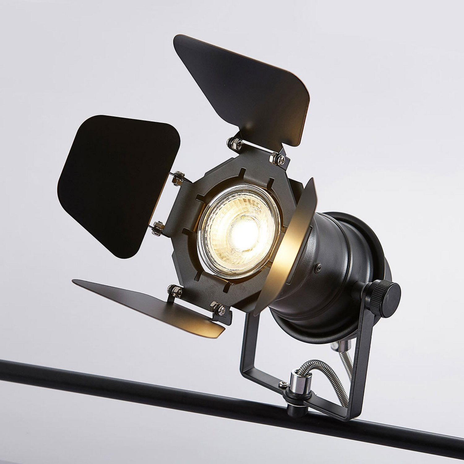 B-Ware Lindby Deckenstrahler Tilen Deckenlampe Hängeleuchte 4 Fl Scheinwerfer Look Gu10