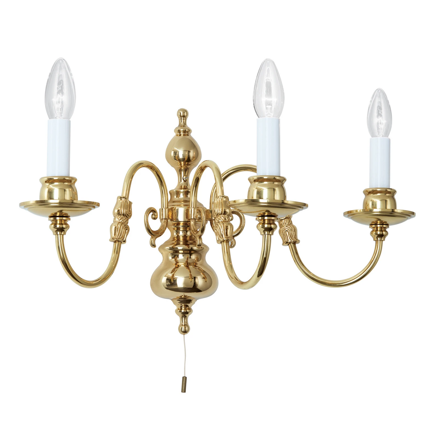 Orion Wandleuchte Imke Wandlampe Wandlicht Leuchte Lampe 3 Flg. Messing Poliert B-Ware - 9003090012664