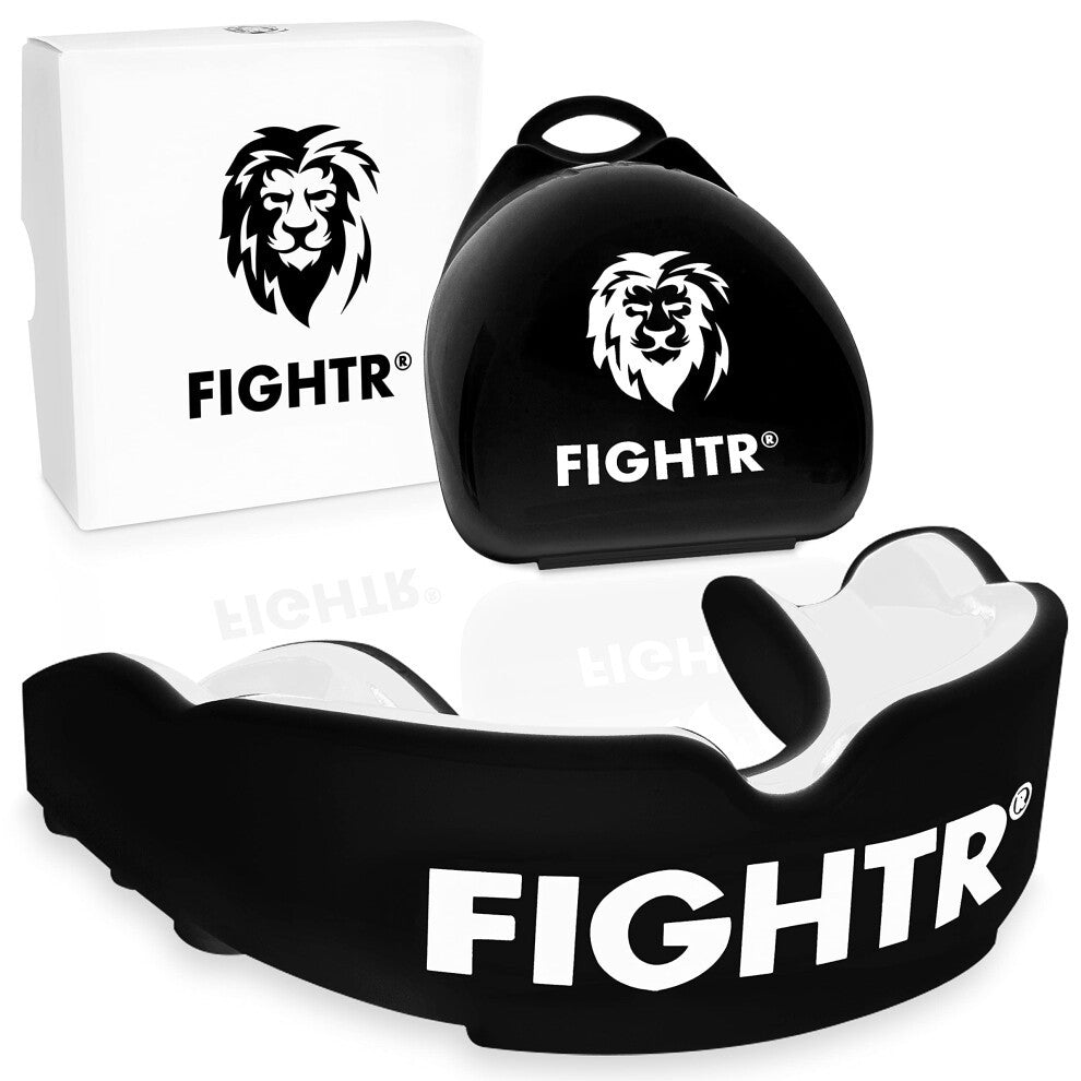 FIGHTR    Premium Mouth Guard - for Excellent Breathing & Easy to Fit | Sports Mouth Guard for Boxing  MMA  Football  Lacrosse  Hockey and Other Sport - 4270000632112