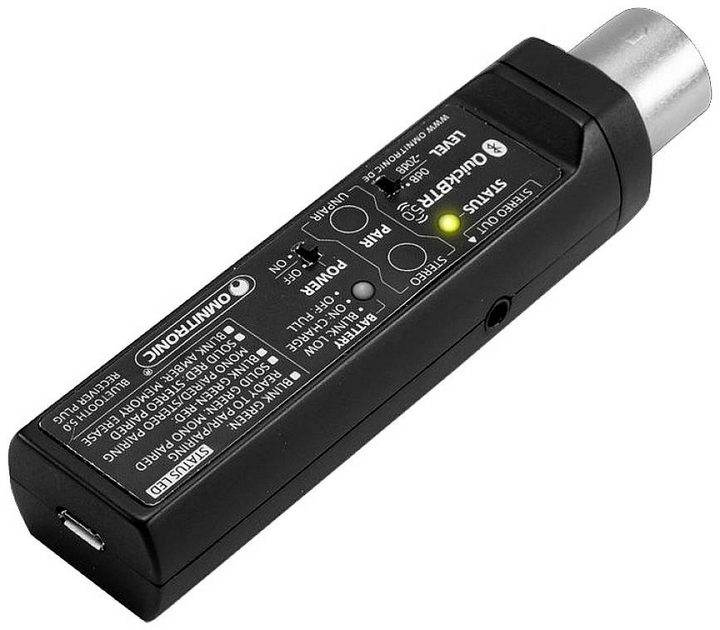 Omnitronic Quick Btr 5.0 Xlr Apt X Bluetooth Musik Empfänger Bluetooth Version B-Ware