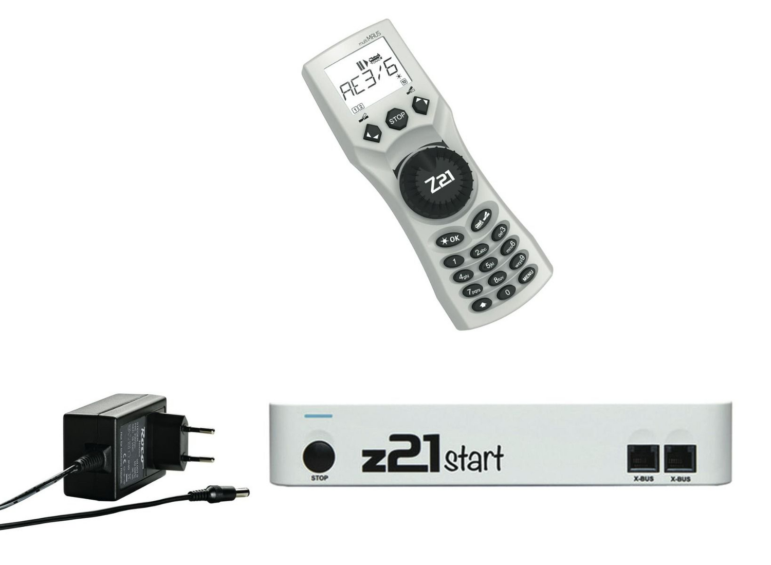 B-Ware Roco 10833 Centrale Digitale Z21 Start Eu Multimaus Fernsteuerung Modellbau Model