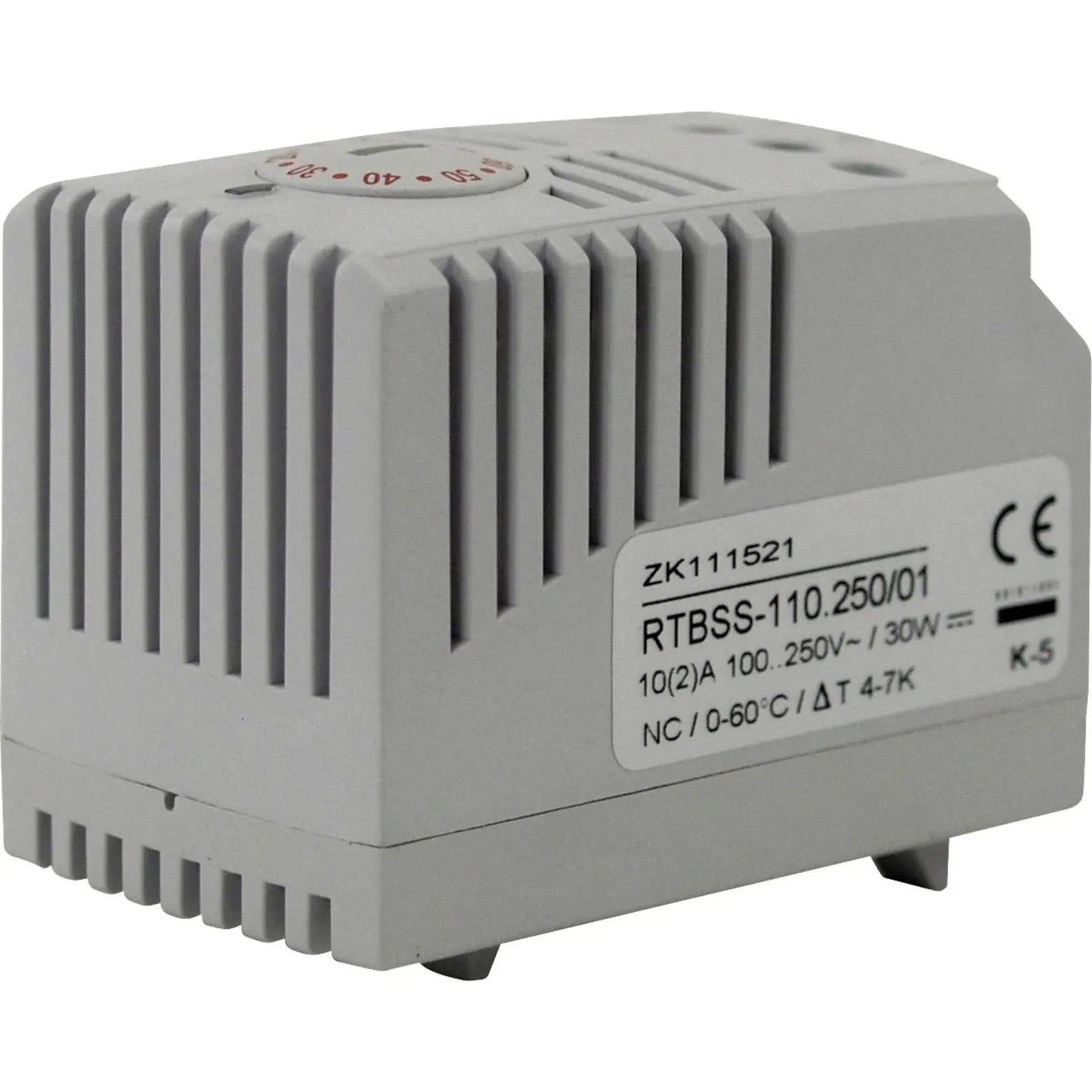 B-Ware Elmeko Thermostat Temperaturregler Tro60 Schaltschrankregler Bimetall Hutschiene - 4050528064431