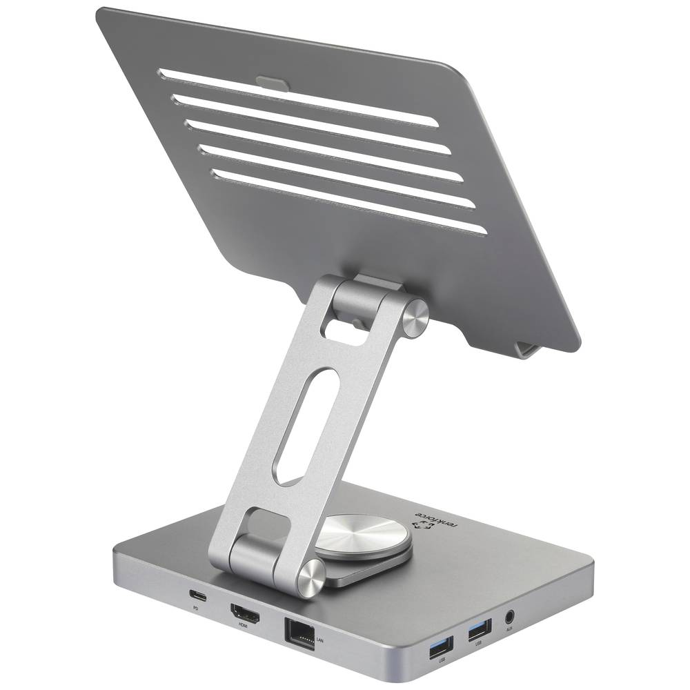 B-Ware Renkforce Usb C Dockingstation Ständer Tablet Verbindung Grau 3840x2160 Pixel