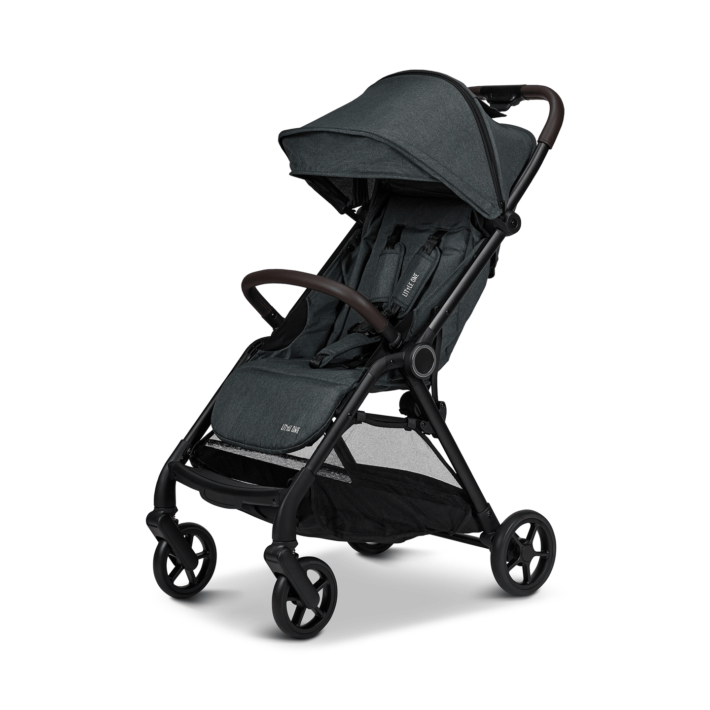 Moon Kinderwagen Quickfold Anthrazit Melange Babywagen Reisebuggy Kinderzubehör B-Ware