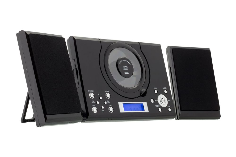 Roxx MC 201 Stereoanlage AUX, CD, UKW, Inkl. Fernbedienung, Inkl. Lautsprecherbox, Weckfunktion Sch - 4260473220510