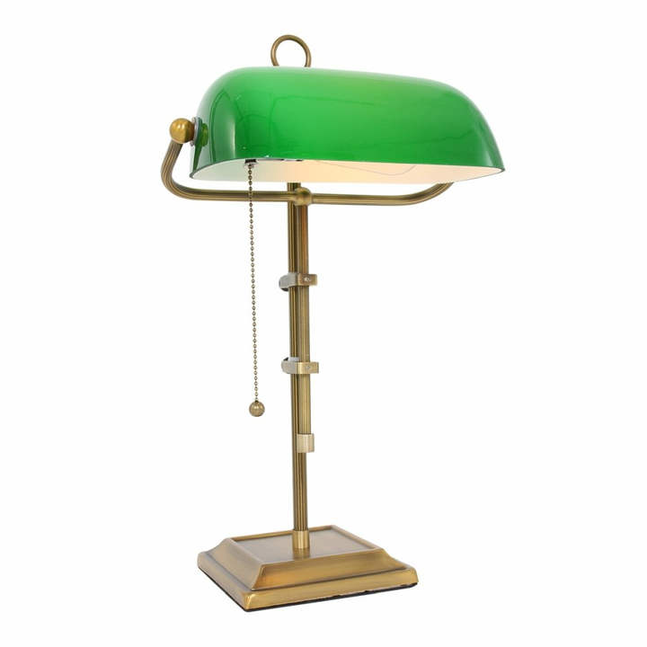 Steinhauer Ancilla Bankerlampe Tischlampe Tischleuchte Leuchte Bronze 1 Flam919 B-Ware