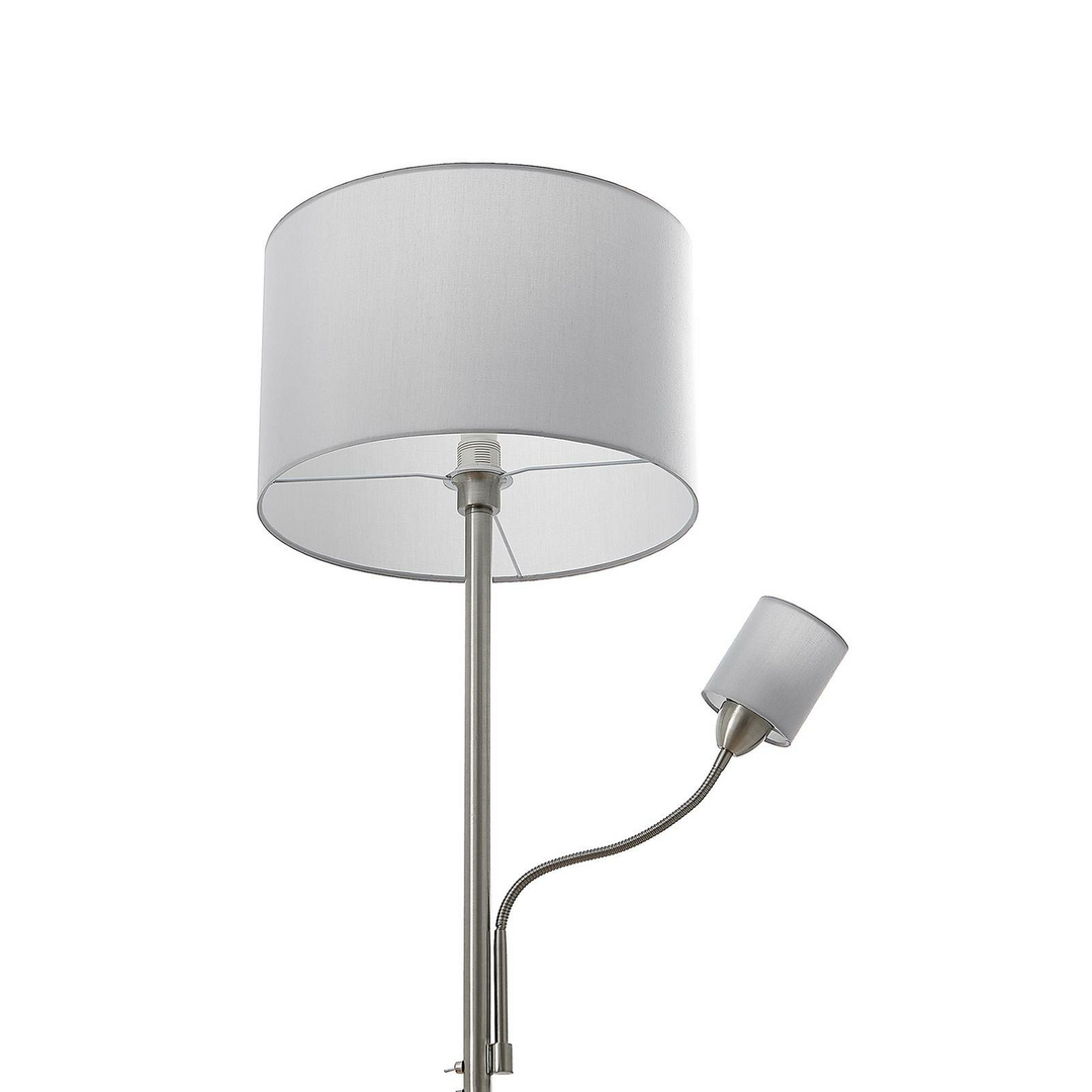 Lindby Colima Stehleuchte Stehlampe Standleuchte Standlampe Stoff Leselampe 194