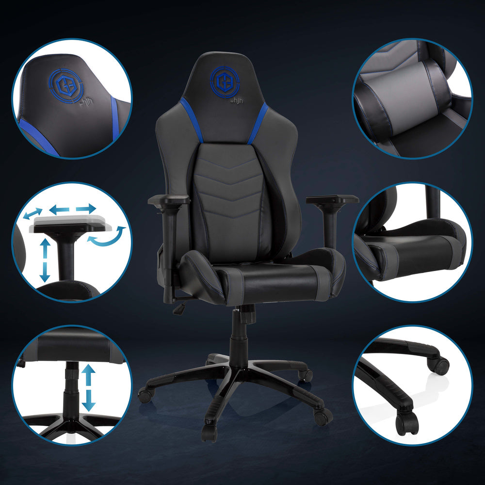 hjh OFFICE Gaming Stuhl Bürostuhl GAMEBREAKER POLARYS I Kunstleder SIEHE TEXT - 4064323020134