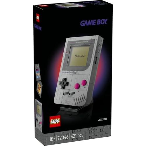 LEGO Super Mario Game Boy - Spielzeug Für Erwachsene - Nintendo Deko Mit 2 Modulen Inkl. Zelda & Einem Stand - Retro Modellbau Zum Ausstellen - Kreat - 5702017816616