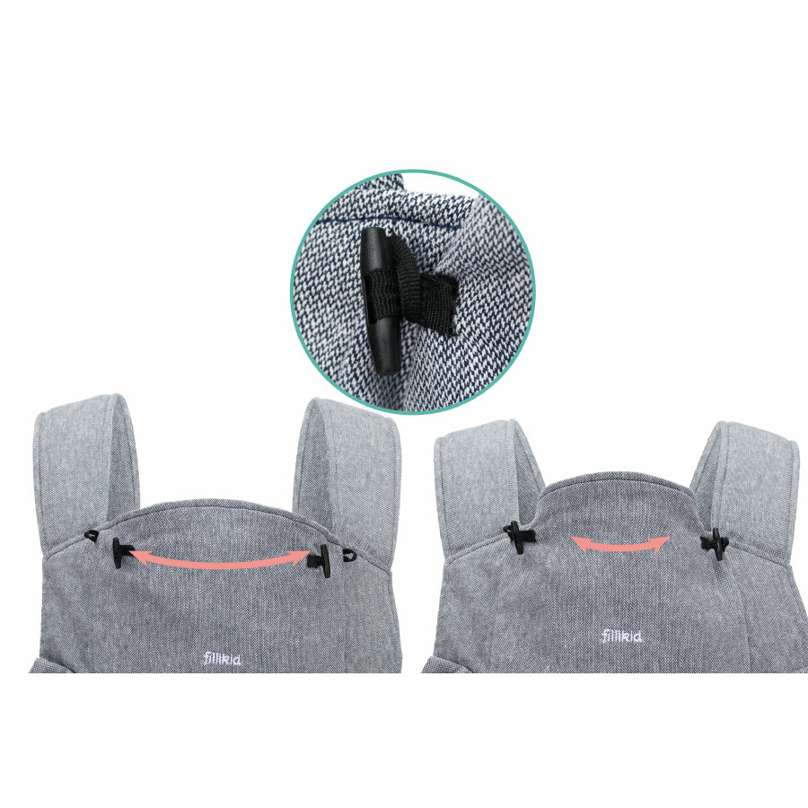 B-Ware Fillikid Bauchtrage Kindertrage Rückentrage Ergonomisch Babytrage Kleinkindtr989