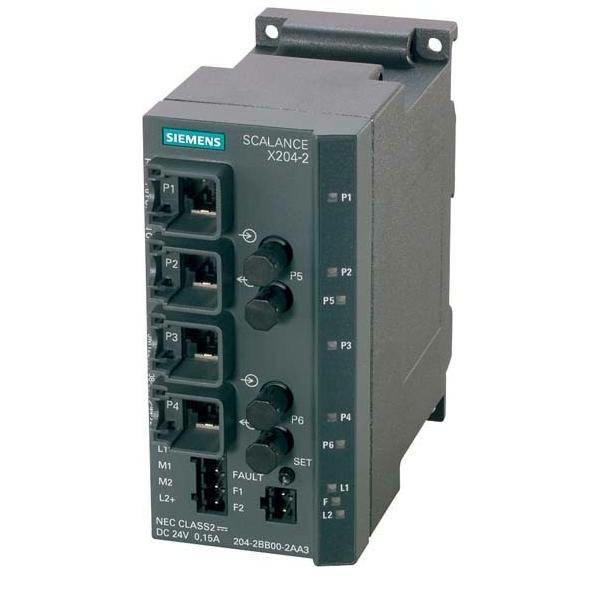 Siemens Industrial Ethernet-Switch 10 100 MBit/s managed Layer 2 Switch 4x RJ45