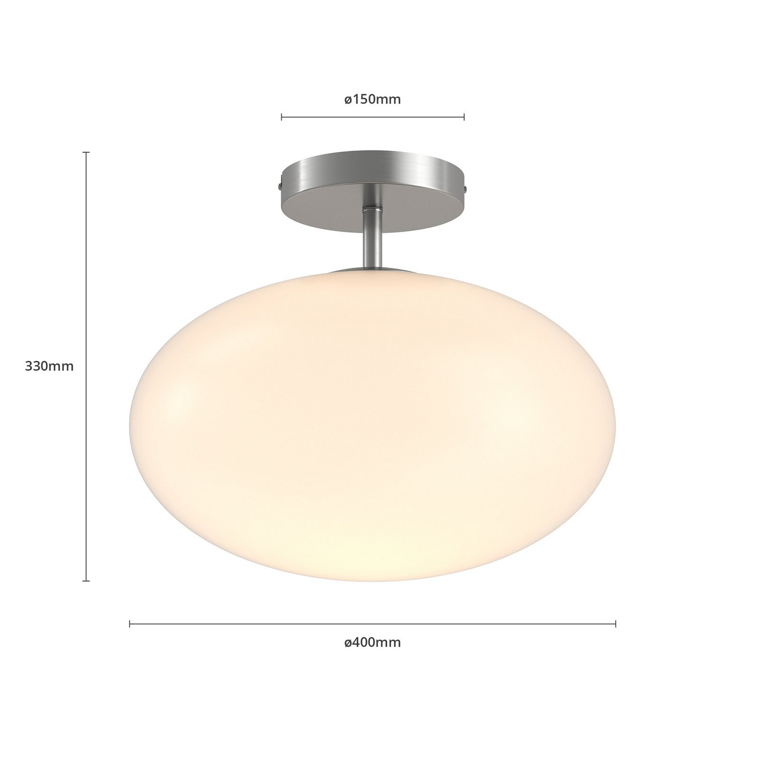 B-Ware Lindby Sonika Deckenlampe Deckenlampe Lampe Wohnzimmerlampe Leuchte E27 Nickel