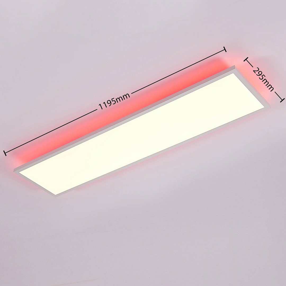 Arcchio Led Panel Brenda Deckenlampe Deckenlampe Fernbedienung 29,5 X 119,5cm787 B-Ware