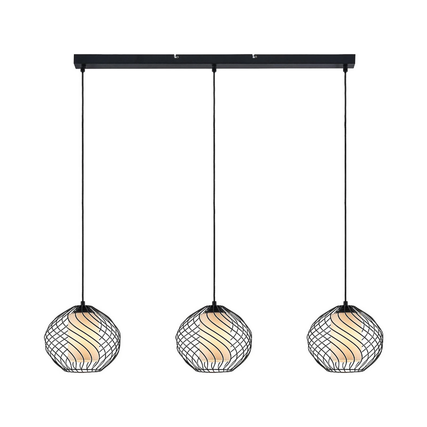 B-Ware Lindby Cedrice Käfig Pendelleuchte Hängeleuchte Deckenlampe Lampe 3 Flammig 0