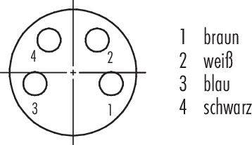 Binder Sensor-/Aktor-Steckverbinder unkonfektioniert Buchse Polzahl: 4 20 Stk.