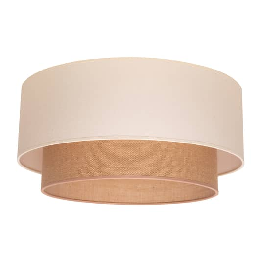 B-Ware Deckenlampe Boho ø 45cm Creme Braun Jute Deckenlampe Lampe Leuchte E27 Led 15 W