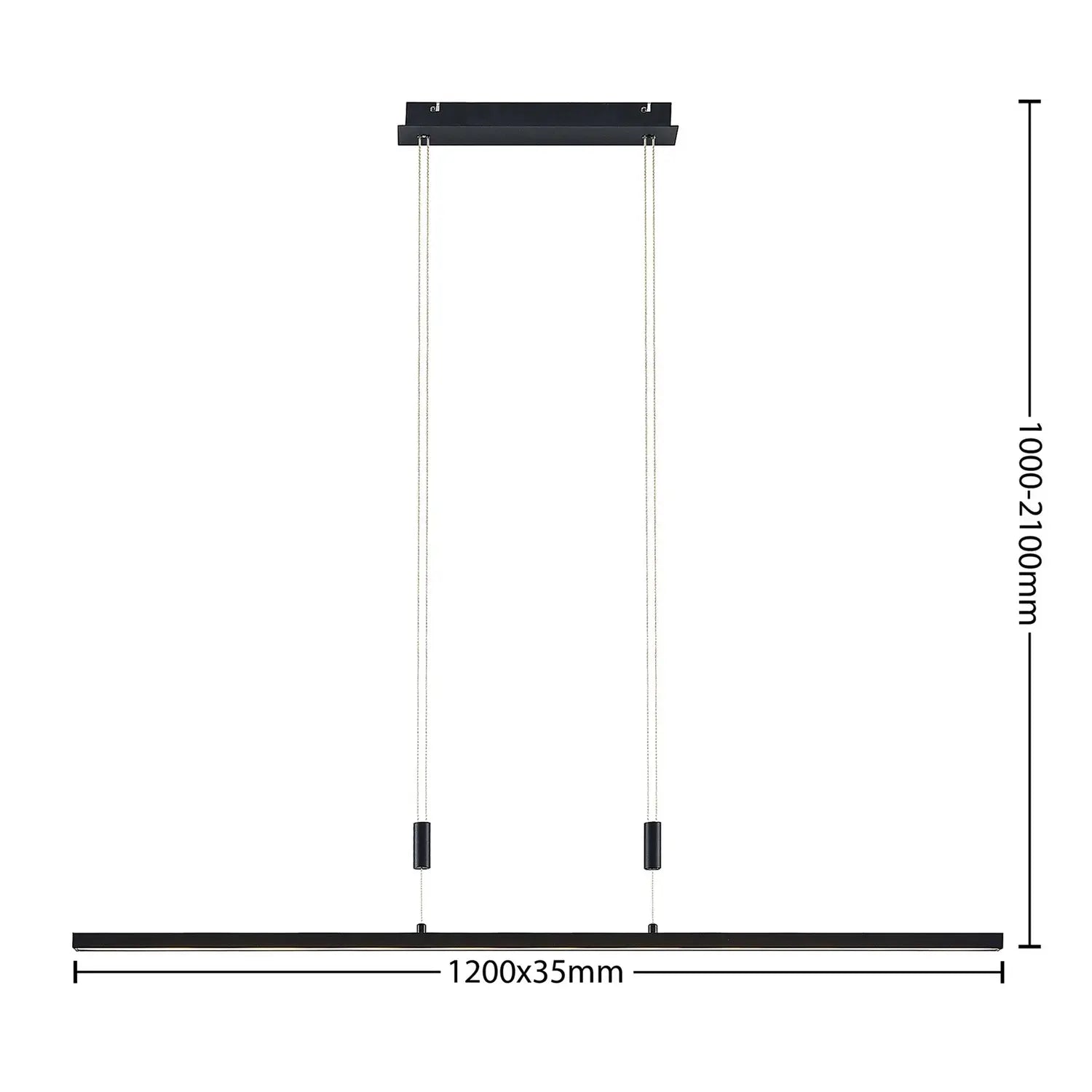 B-Ware Lindby Led Hängelampe Arneja Schwarz Cct Höhenverstellbar Hängeleuchte Lampe - 1621844