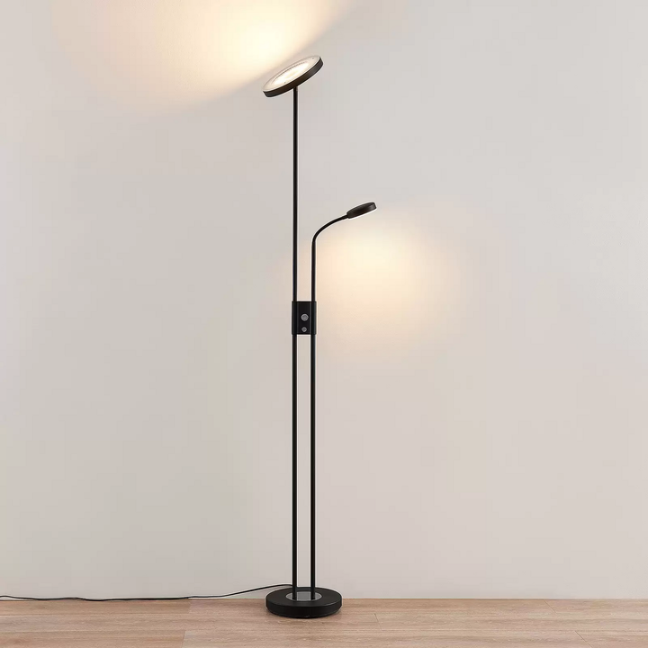 Lindby Seppa LED-Stehleuchte Standleuchte Leseleuchte LED Leuchte Lampe LED 20 W