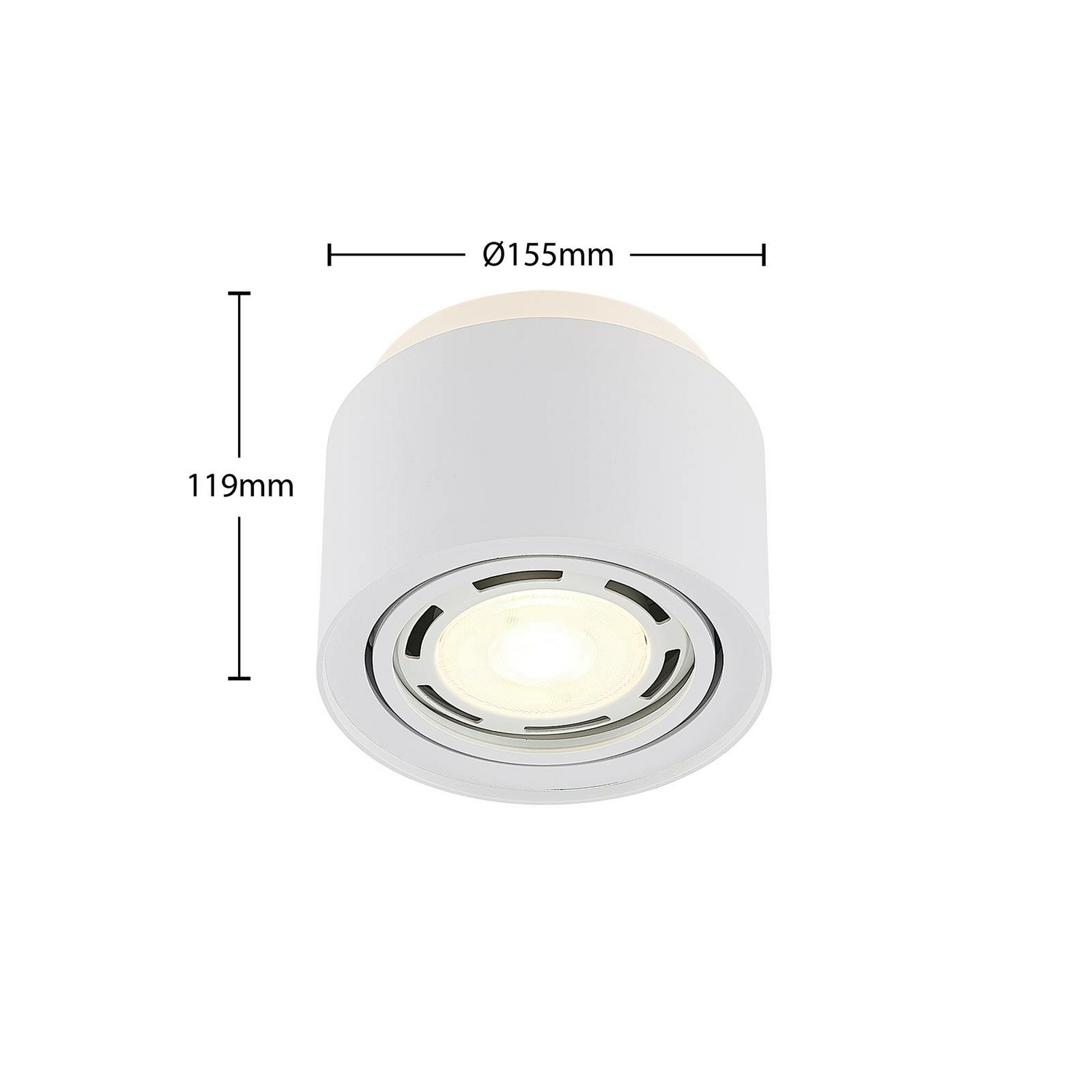 Plafonnier LED Arcchio Talima, douille GU10, rond, W656, produit de seconde main.