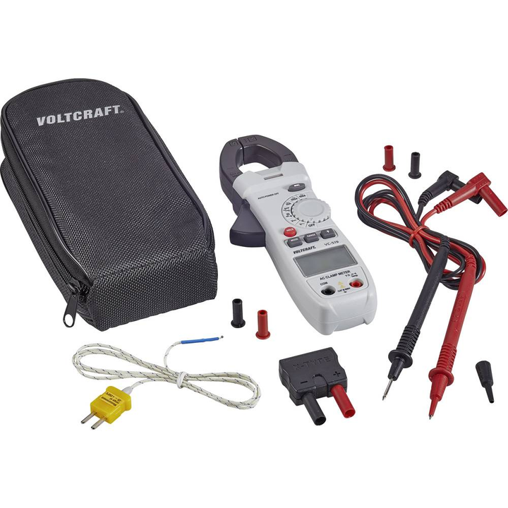 VOLTCRAFT VC-519 Stromzange kalibriert (ISO) digital CAT III 600 V Multimeter
