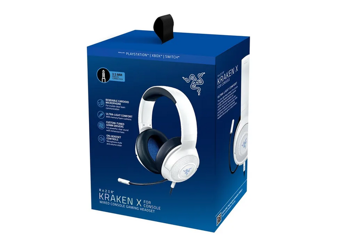 Razer Kraken X Gaming Headset Weiß Kabelgebunden Over Ear Für Konsole Kopfhörer B-Ware