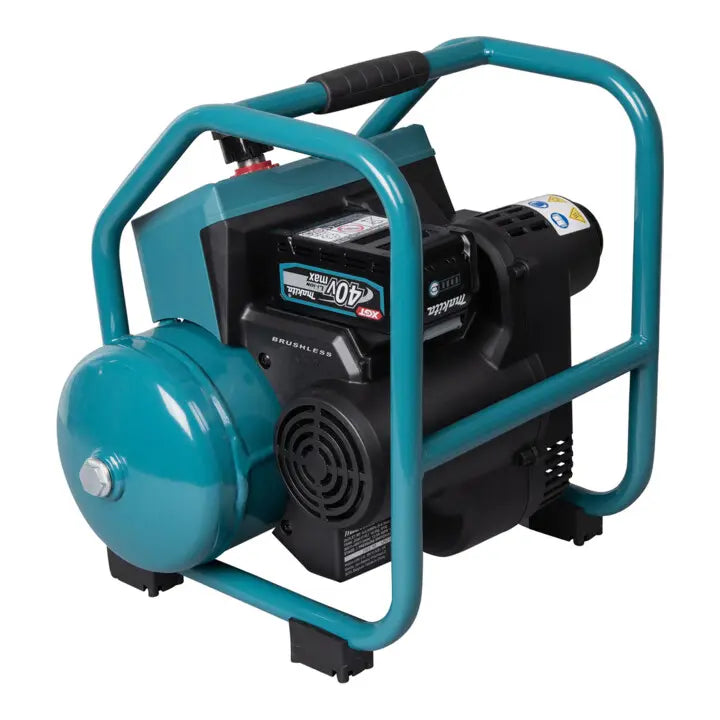 B-Ware Makita Akku Kompressor Kompressor Druckluftwerkzeug 40 V Max Kessel 76l ölfrei