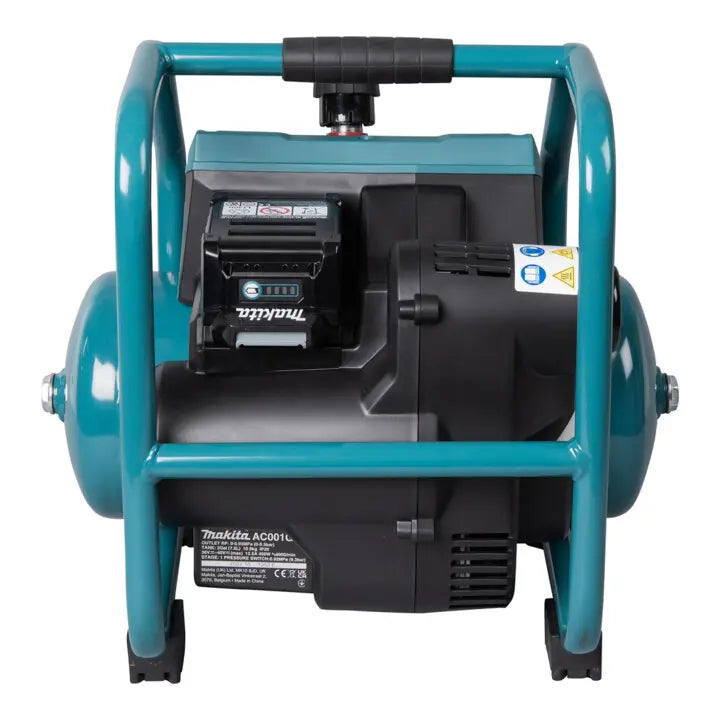 B-Ware Makita Akku Kompressor Kompressor Druckluftwerkzeug 40 V Max Kessel 76l ölfrei