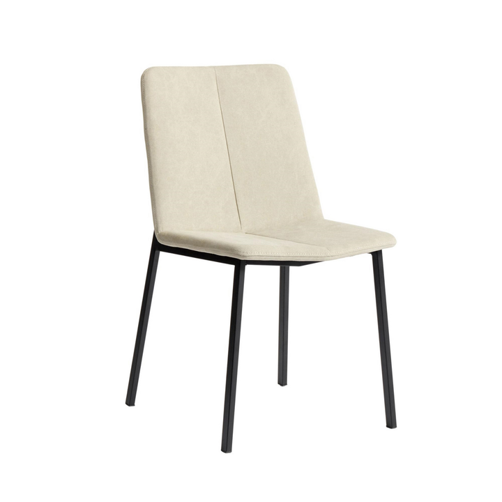 Muubs Chamfer Schwarz/Desert Stuhl Küchenstuhl Wohnzimmerstuhl Sitz B-Ware
