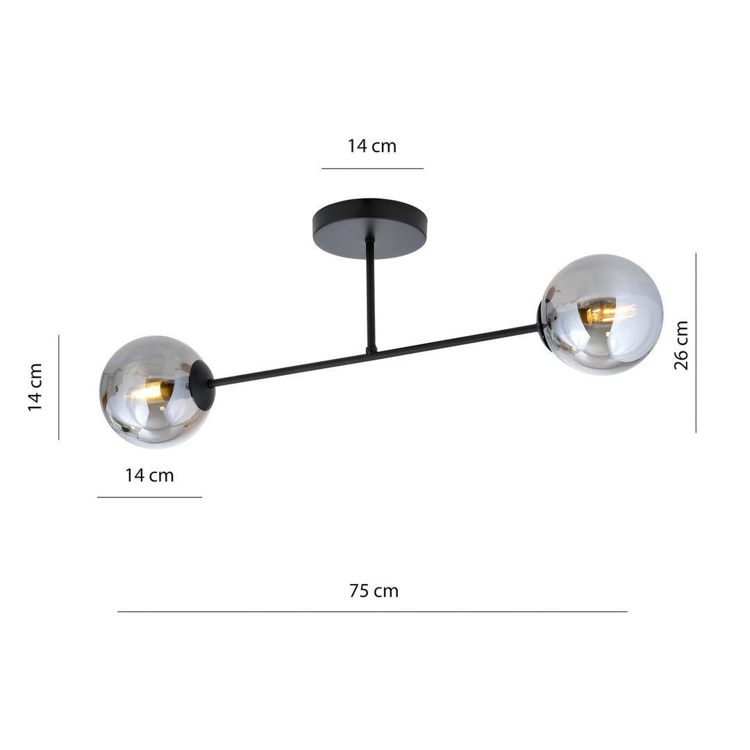 Euluna Glassy Deckenleuchte Deckenlampe Leuchte Lampe Deckenlicht Licht B-Ware - 4251911783605
