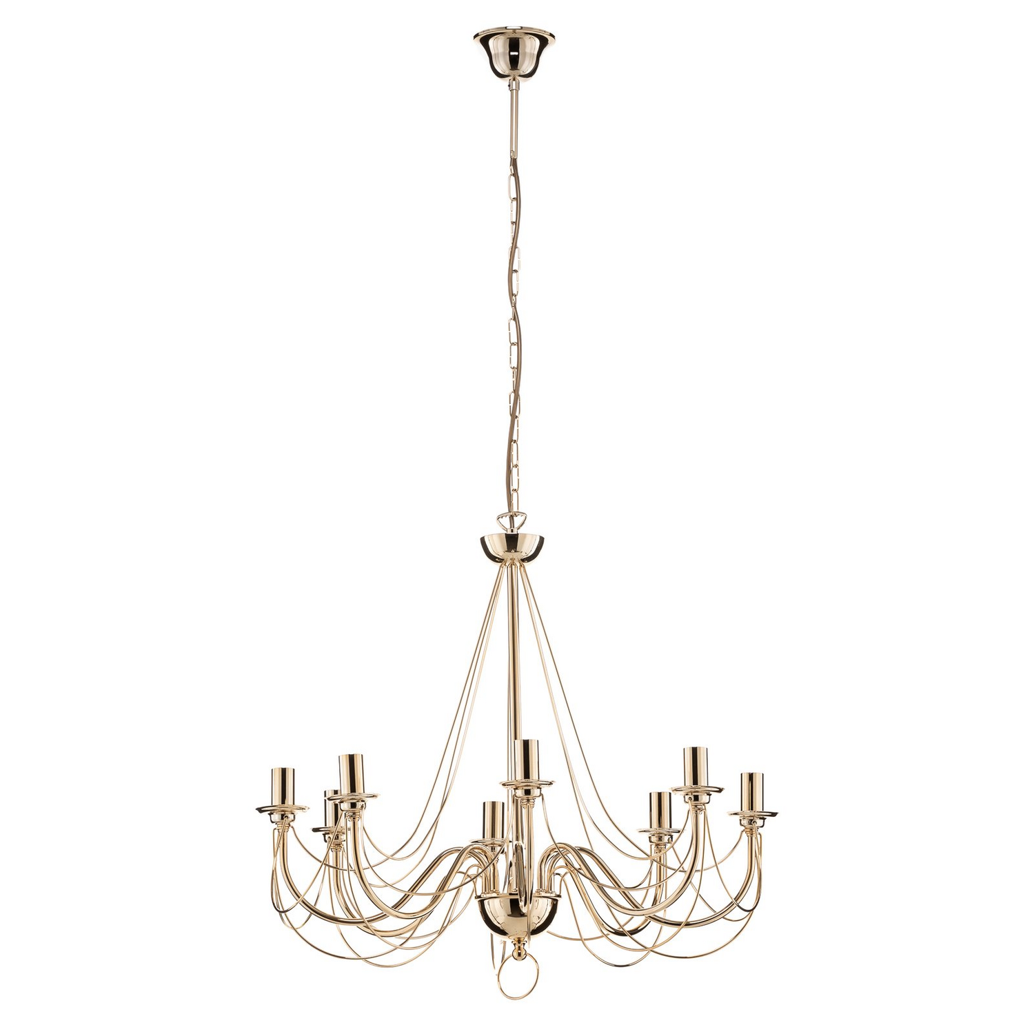 Euluna Kronleuchter Retro Deckenlampe Hängeleuchte Hängelampe Lampe Leuchte Gold B-Ware - 5905563001677