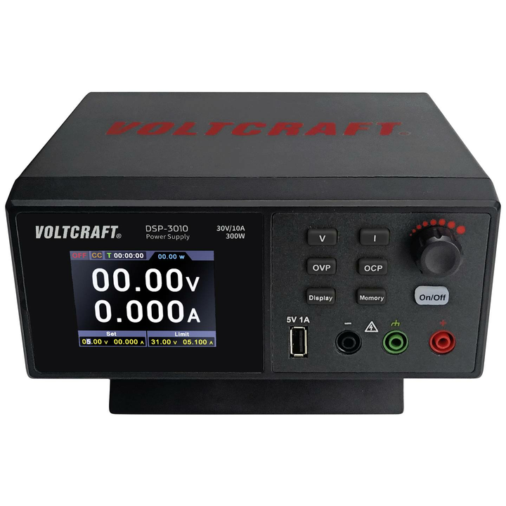 VOLTCRAFT DSP-3010 Labornetzgerät Netzteil 0-30 V 0-10 A 300 W USB 2.0 Buchse