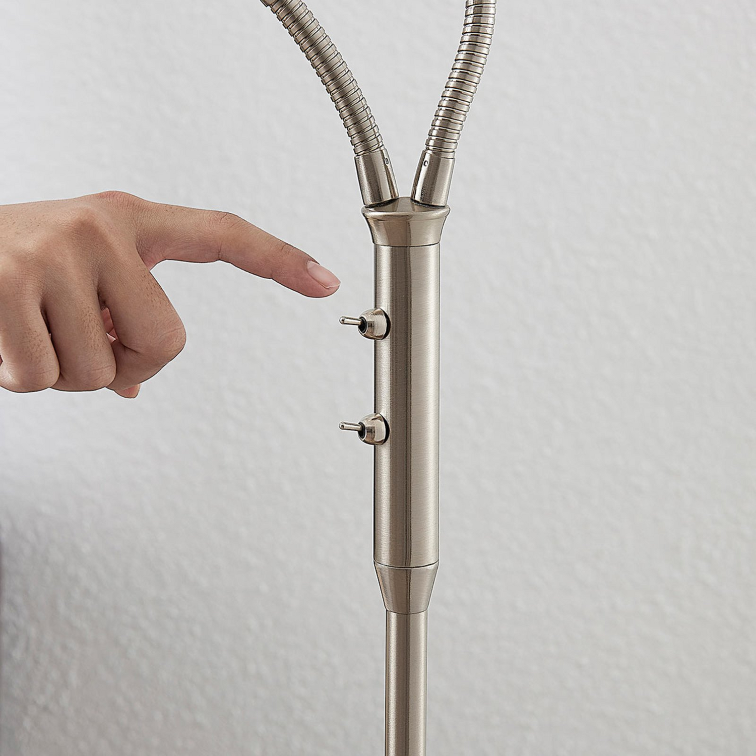 B-Ware Lindby Led Stehleuchte Gwendolin Stehlampe Standleuchte Lampe 2 Flmg E14 Nickel