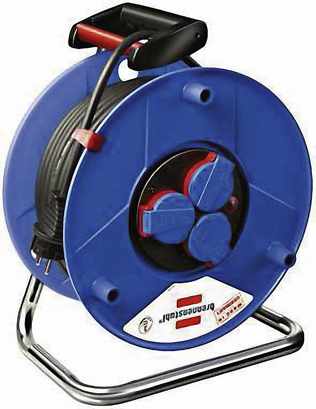 Brennenstuhl 1233120 Kabeltrommel 40m Schwarz Schutzkontakt Stecker Außenbereich B-Ware