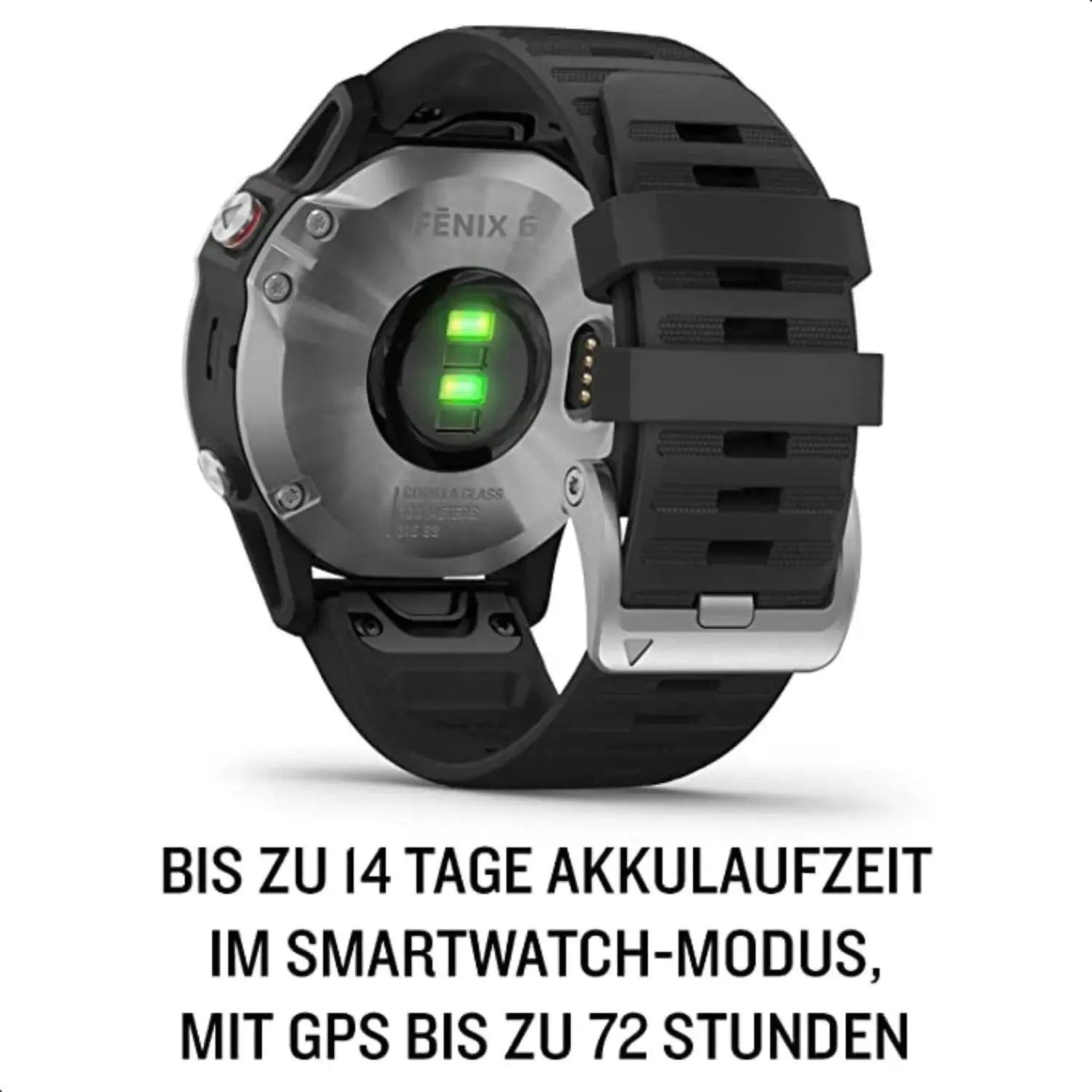 B-Ware Garmin Sportuhr 47 Mm Smartwatch Fenix 6 Gps Mip Multisport Schwarz Silber - 753759232702