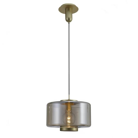 Mantra Iluminación Pendellampe Jarras Deckenlampe Hängeleuchte E27 ø 40cm Bronze B-Ware - 8435153261923