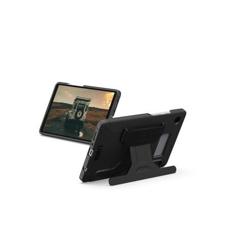 UAG Samsung Galaxy Tab A11 Case Scout with Handstrap & Kickstand  Rugged Military Grade Dropproof Protective Cover  Black - 0840283926327