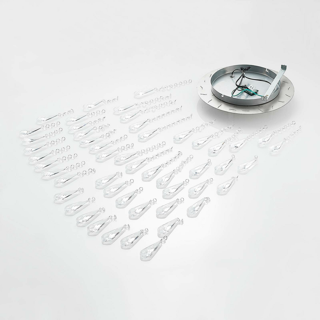 Lindby Mavinus Deckenlampe Wohnzimmerleuchte Deckenlampe Kronleuchter G9 Chrom B-Ware