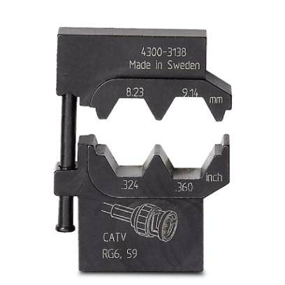 Phoenix Contact CRIMPFOX-M CX-3/DIE 1212089 Crimpgesenk Koaxial-Steckverbinder