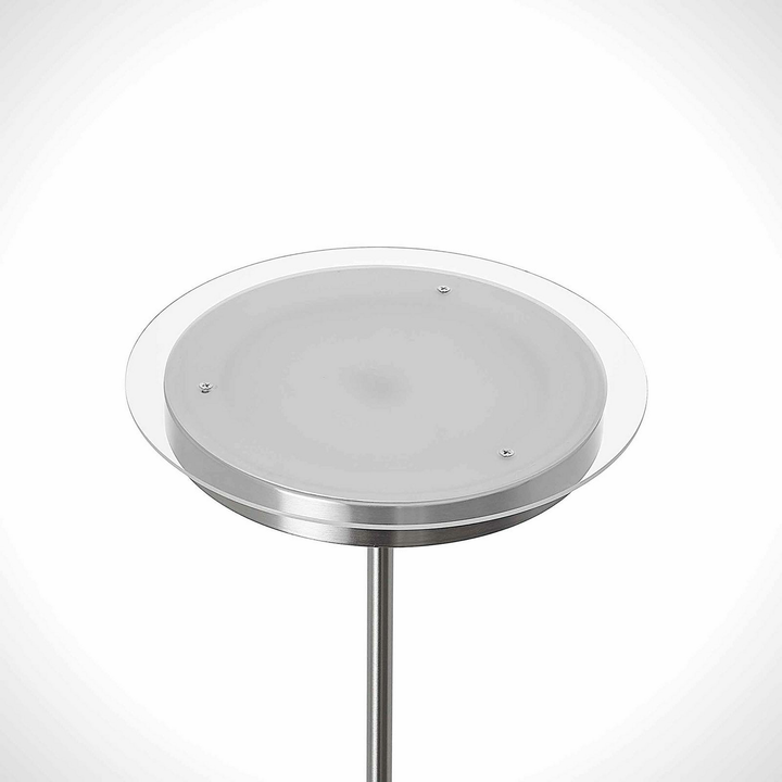 Lindby Sumani Led Stehleuchte Standleuchte Stehlampe Standlampe Led Rund Nickel B-Ware