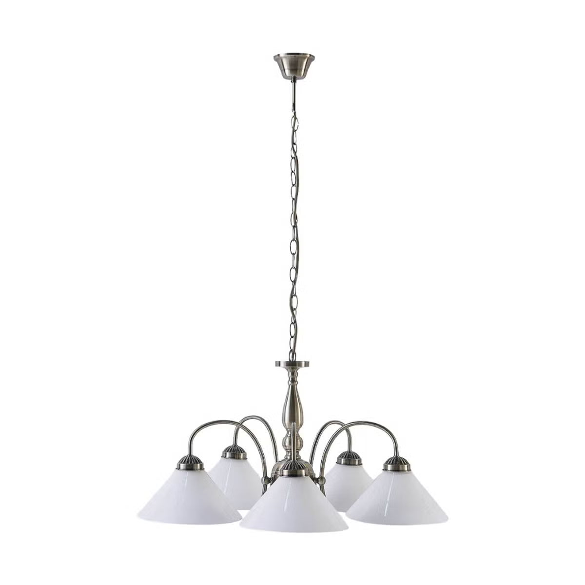 B-Ware Lindby Glas Pendelleuchte Otis 5 Flg Deckenlampe Hängeleuchte Deckenlampe E27