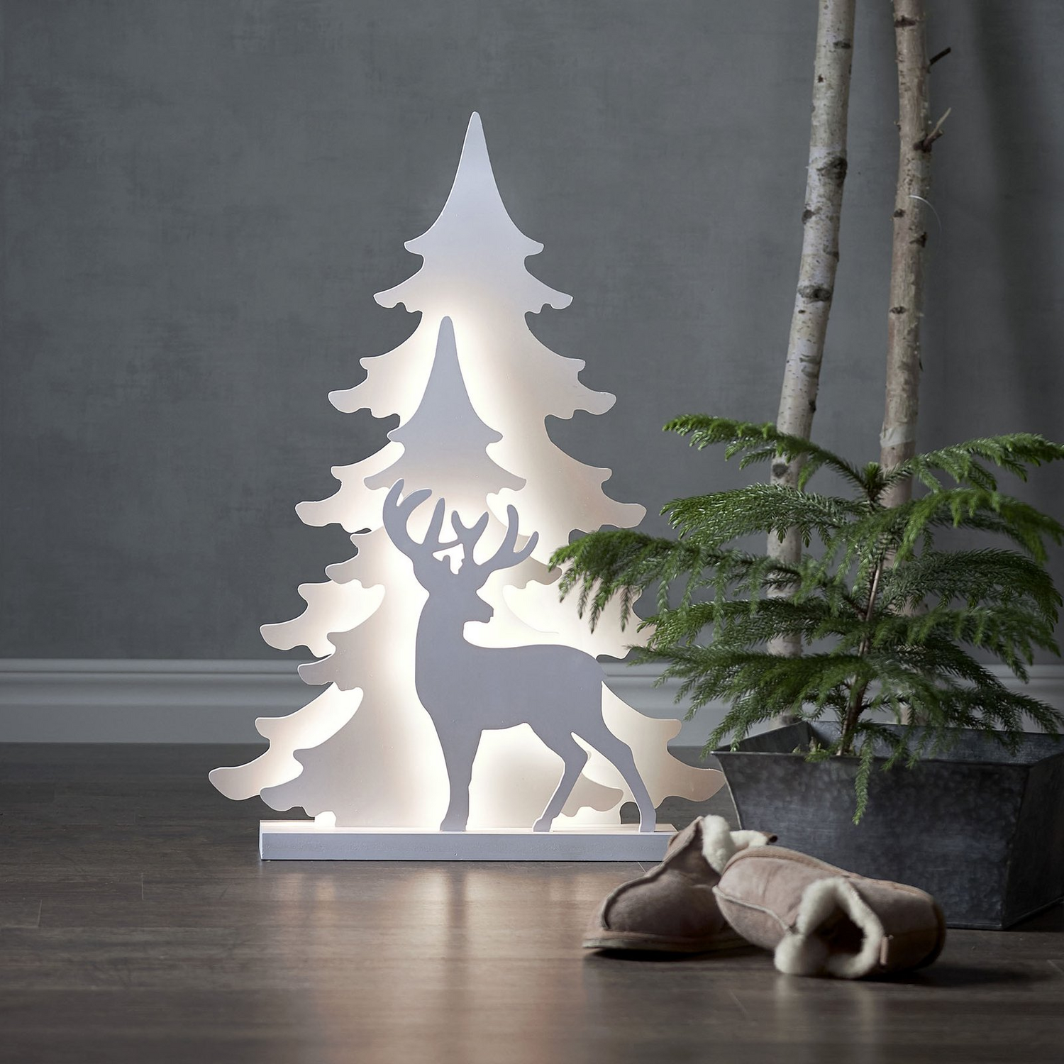 B-Ware Star Trading Led Dekoleuchte Dekolampe Lampe Leuchte Grandy Rentier 36 Le Ds W992
