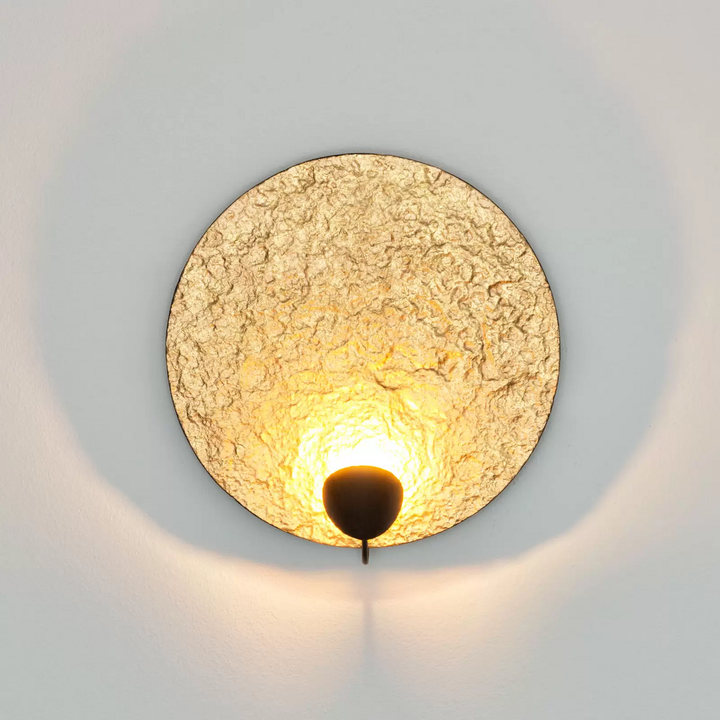 Holländer LED-Wandleuchte Traversa Leuchte Lampe Wandlampe gold glänzend Ø 35 cm