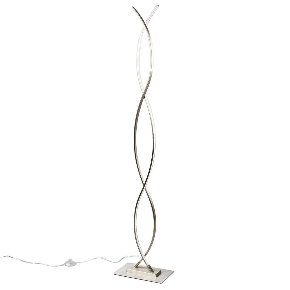 Lindby Geschwungene Led Stehlampe Bobi Standleuchte Stehleuchte Leselampe Lampe B-Ware