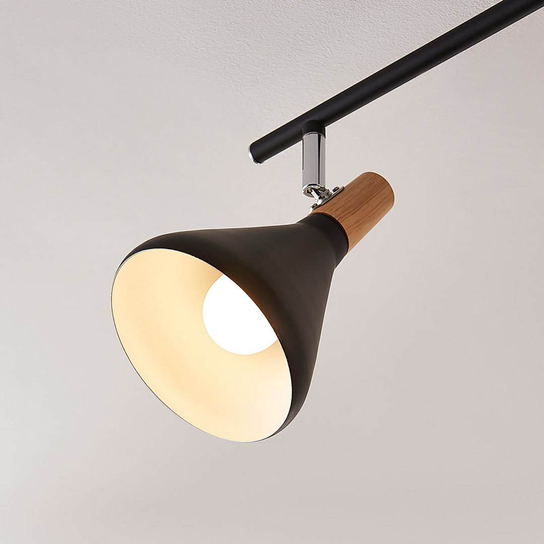 Lindby Led Deckenlampe Arina Hängeleuchte Hängelampe Leuchte 3 Flammig Schwarz   B-Ware