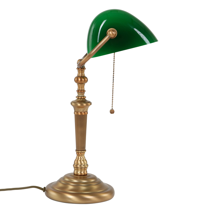 Steinhauer De Rio Bankerlampe Tischlampe Tischleuchte Leuchte Bronze 1 Flammig B-Ware