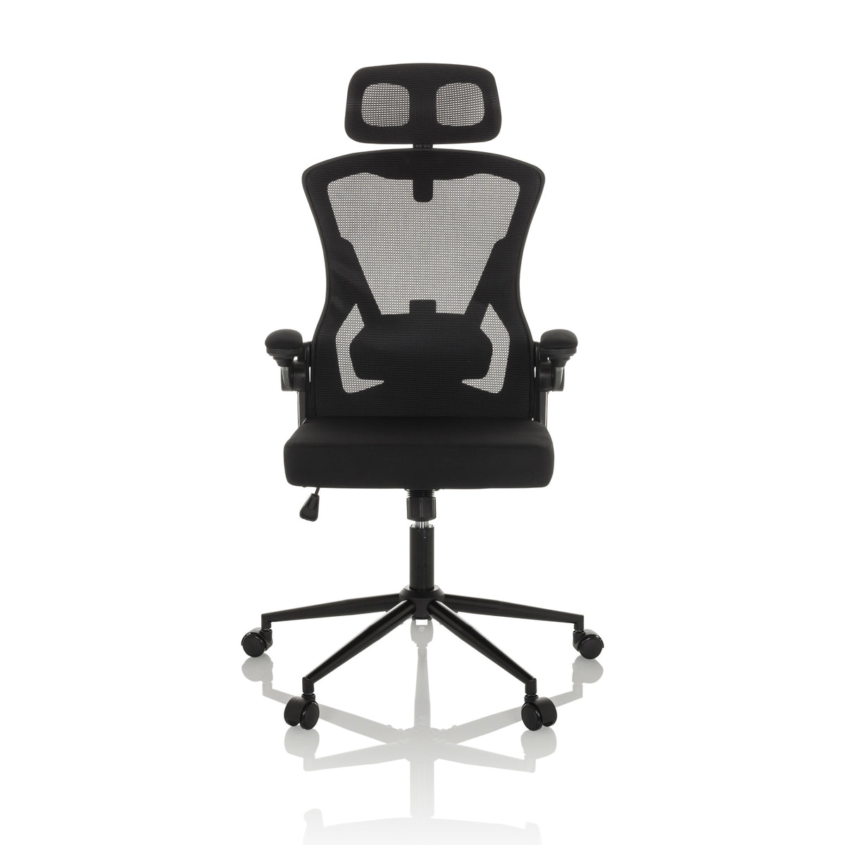 hjh OFFICE Chefsessel ARIGANO Bürostuhl mit Wippmechanik und Kopfstütze schwarz - 4064323036333